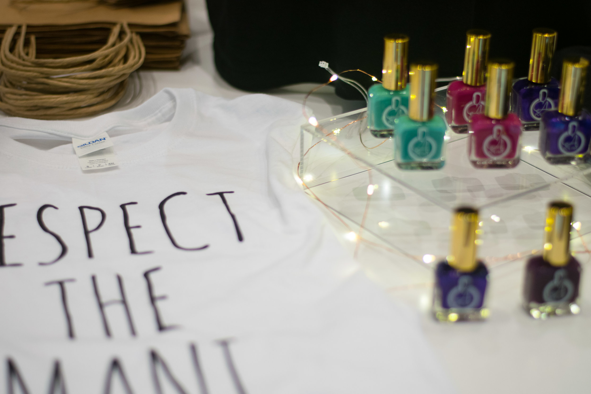 Customers at The Naturalista Hair Show on Saturday, Sept. 16, 2017 had the opportunity to purchase fast-drying and vegan nail polish and "Respect the Mani" t-shirts by EA Polish. The company offers buyers an array of colors to express themselves wit&hellip;