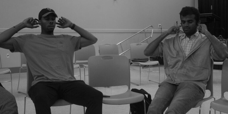 A Monday evening of mindfulness and meditation led by SKY Happiness and Miss Black and Gold Court.