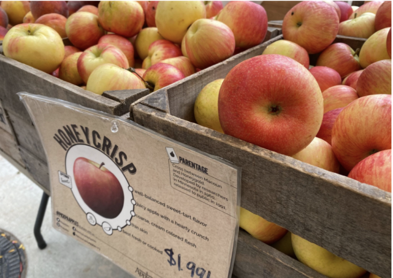 The Farmers Market is back after a pause due to COVID – and there’s more people than before