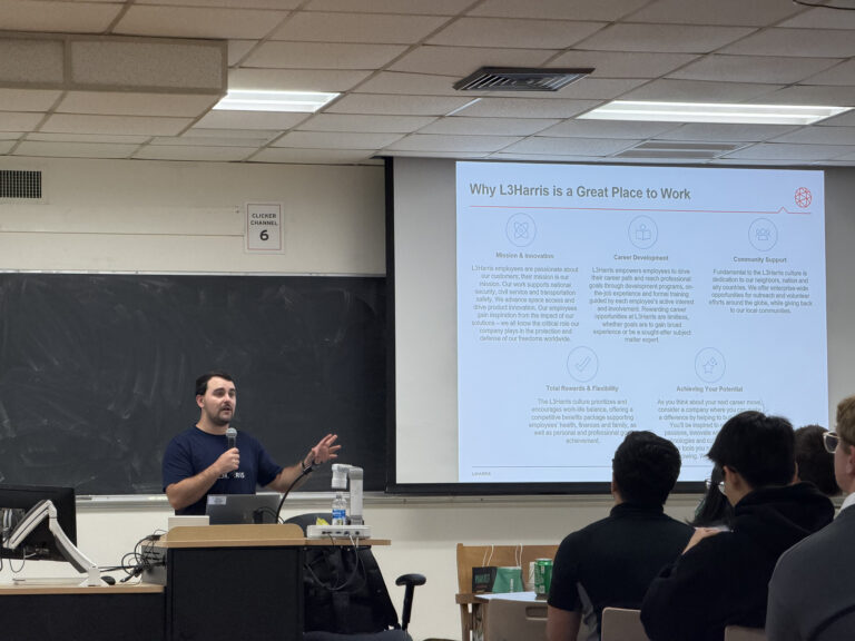 A defense company visited a UMD club to recruit. Here’s what students had to say.